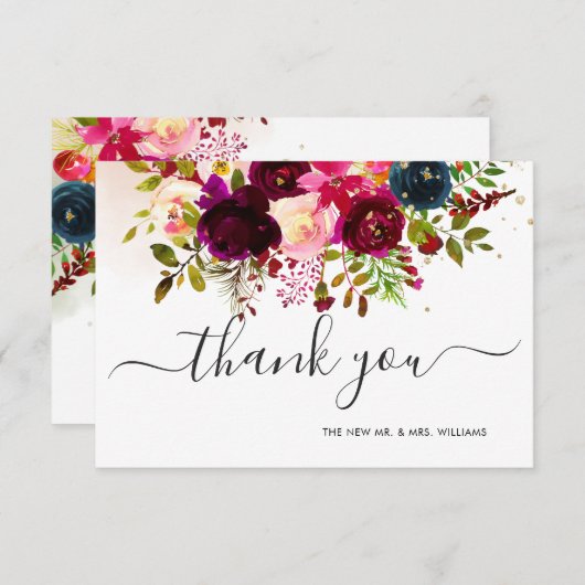 ボホウ素朴ターカラー赤面マルサラネービー 招待状 (正面/裏面)