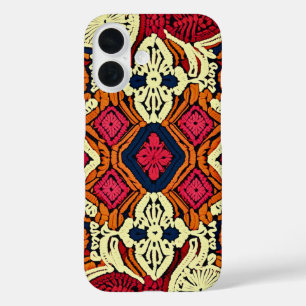 ボホエステティッククロシェフェイクト iPhone 16ケース