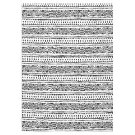 ボホエスニックのテーブルクロス – Tribal Black & White テーブルクロス