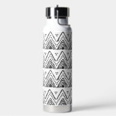 ボホエスニック水瓶 – 白黒 ウォーターボトル (左面)