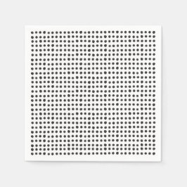 ボホエスニック紙ナプキンス – ブラック&ホワイト スタンダードカクテルナプキン