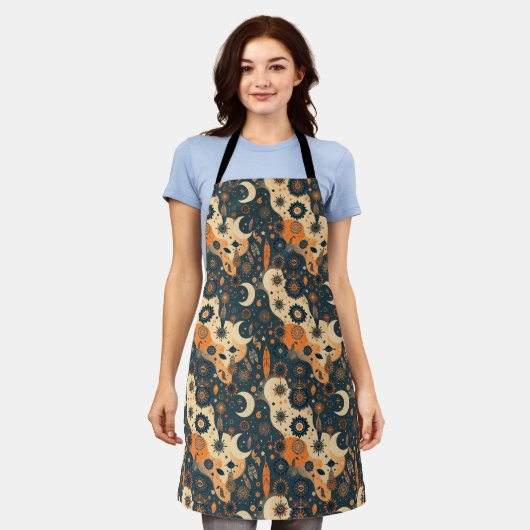 ボホエプロン エプロン (着用した状態)