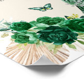 ボホエメラルドグリーンキンセアニラドリンク ポスター (角)