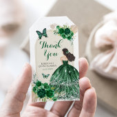 ボホエメラルドグリーンキンセニェラ ギフトタグ