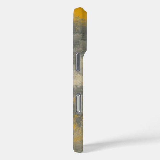 ボホエレガンス抽象芸術マスタード&グレーアート Case-Mate iPhoneケース (裏面 / 右)