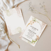 ボホエレガントな結婚式 招待状