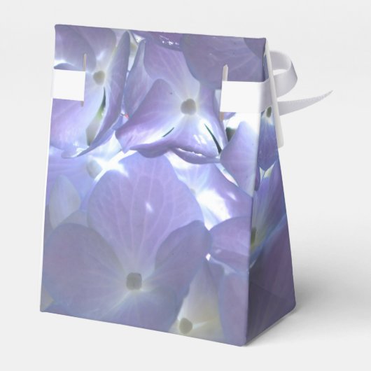 ボホエレガントほこりっぽい薄紫の花模様花 フェイバーボックス (裏面サイド)