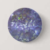 ボホエレガントほこりっぽい薄紫の花模様花 缶バッジ (正面)