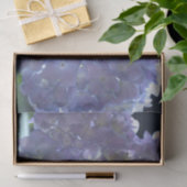 ボホエレガントほこりっぽい薄紫の花模様花 薄葉紙 (ギフト)