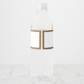 ボホエレガントウエスタンカウボーイ結婚ズ ペットボトルラベル (裏面)