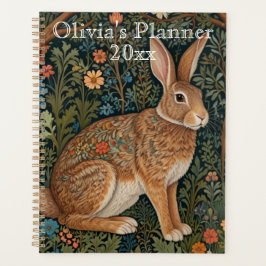 ボホエレガントウ茶色のウッドランドウサギ プランナー手帳
