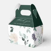 ボホエレガントエメラルドの緑の結婚葉 フェイバーボックス (裏面サイド)