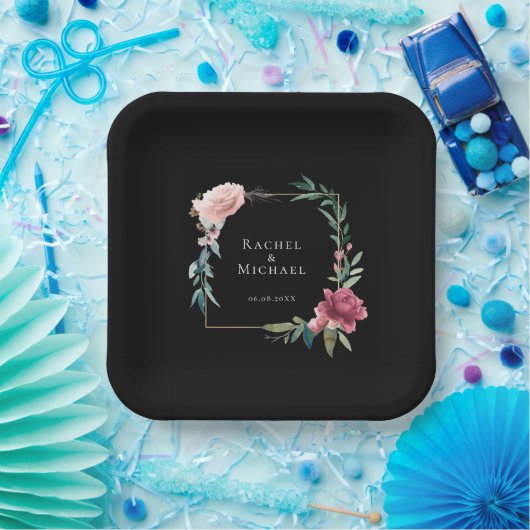 ボホエレガントギフトボックス ペーパープレート (パーティー)