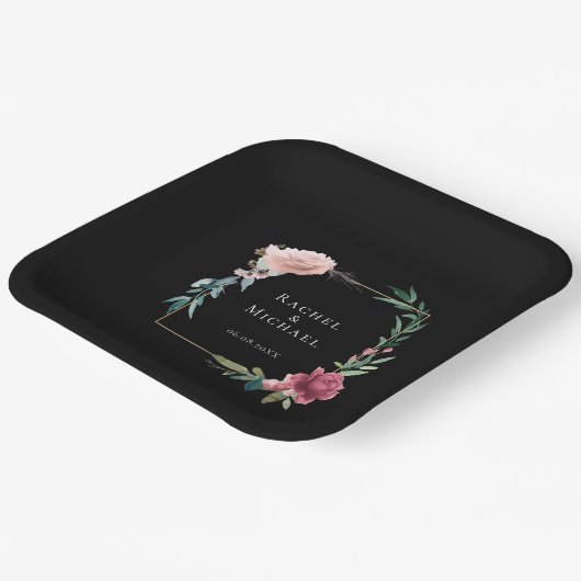 ボホエレガントギフトボックス ペーパープレート (傾斜あり)