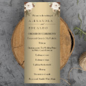 ボホエレガントゴールデンフローラ結婚式 プログラム