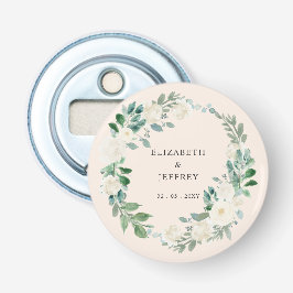 ボホエレガントサマー春アイボリー結婚フローラ 栓抜き