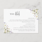 ボホエレガントシック山花の結婚宿泊施設 エンクロージャーカード (正面)