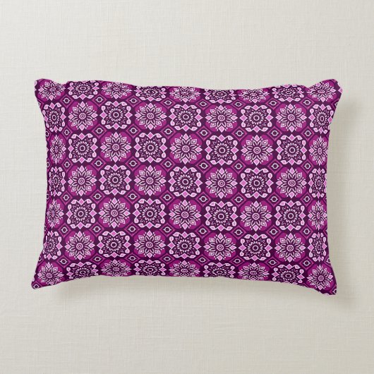 ボホエレガントシック幾何学模様 アクセントクッション (裏面)