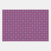 ボホエレガントシック幾何学模様 ラッピングペーパーシート (正面2)