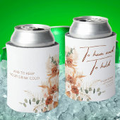 ボホエレガントシック明るいはっきりしたテラコッタ結婚ス 缶クーラー