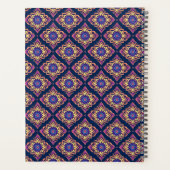 ボホエレガントシック花の柄 プランナー手帳 (裏面)