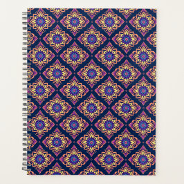 ボホエレガントシック花の柄 プランナー手帳