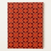 ボホエレガントシック花の柄 プランナー手帳 (裏面)