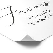 ボホエレガントテラコッタフローラの好意サイン ポスター (角)