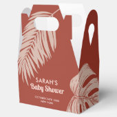 ボホエレガントトロピカル離れの赤ちゃんシャワー フェイバーボックス (オープン)