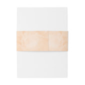 ボホエレガントニュートラルフローラモノグラム結婚ズ 招待状ベリーバンド (裏面例)