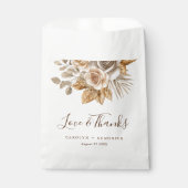 ボホエレガントニュートラルフローララヴ&感謝していズ結婚ス フェイバーバッグ (正面)
