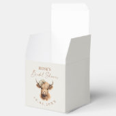 ボホエレガントハイランドカウズブライダルシャワー フェイバーボックス (オープン)