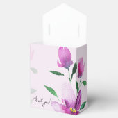 ボホエレガントバイオレットフローラウォーターカラーアート フェイバーボックス (オープン)