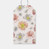 ボホエレガントバニーラビットラブフローラズ結婚 ギフトタグ (裏面)