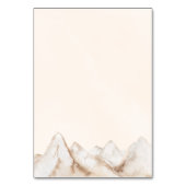 ボホエレガントパンパスグラスモダンズ結婚ス テーブルナンバー (裏面)