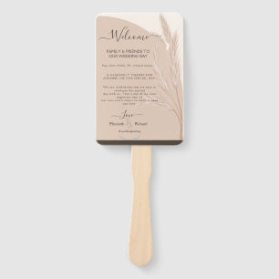 ボホエレガントパンパスグラスモダンズ結婚ス ハンドファン