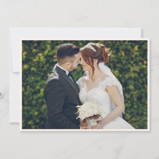 ボホエレガントパンパス結婚式の日付を保存 招待状 (裏面)