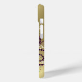 ボホエレガントパープルボホデコスパイラルド芸術的ット Case-Mate iPhoneケース (裏面 / 左)