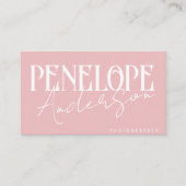 ボホエレガントピガーリーックニュートラルモダントレンディー 名刺 (正面)