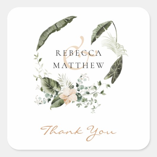 ボホエレガントフローラグ結婚リーヌ スクエアシール (正面)