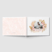 ボホエレガントフローラパンパスグラスフォトゲストブック ゲストブック (全面)