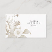 ボホエレガントフローラモダン 名刺 (正面)