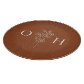 ボホエレガントフローラモノグラム カッティングボード (角)