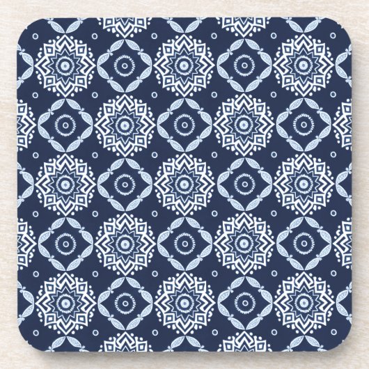 ボホエレガントフローラルパターンコースター – 6のセット コースター (正面)