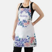 ボホエレガントフローラ水パーソナライズされた色 エプロン (インサイチュ)