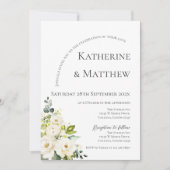 ボホエレガントフローラ結婚ズ 招待状 (正面)