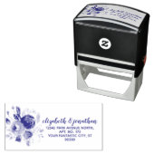 ボホエレガントフローラ結婚差出人住所 セルフインキングスタンプ (インサイチュ)