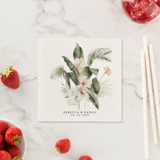 ボホエレガントフローラ緑 スタンダードカクテルナプキン (インサイチュ)