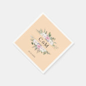 ボホエレガントフローラ スタンダードカクテルナプキン (角)