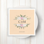 ボホエレガントフローラ スタンダードカクテルナプキン